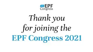 EPF Congress 2021 is Over. Pre-register for 2022!