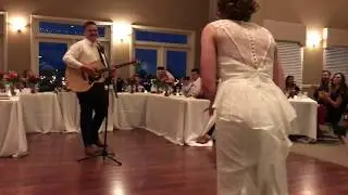 I stopped our first dance (Everlong) to sing to my wife