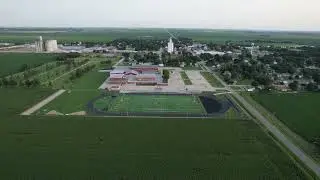 Rising City - Shelby Football Stadium in Shelby Nebraska Raw Video 3