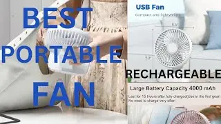 Best Portable fan | Best rechargeable fan of 2025 🔥| mini fan for kitchen |portable fan for travel |