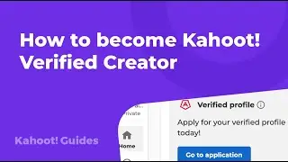 Как стать проверенным создателем Kahoot!