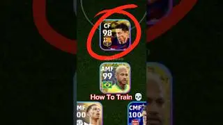 How To Train Lewandowski 98 In Efootball -----💀☠️ #shorts #viral #efootball #pes
