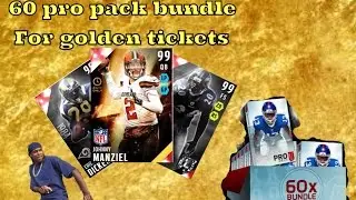60 pro pack bundle for golden tickets & Boss legends !! 92 plus overall pulls !! - MUT 16