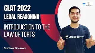 Introduction to the Law of torts l Legal Reasoning l CLAT 2022 l  The Legal Game l Sarthak Sharma
