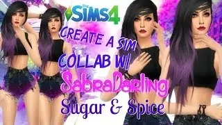 The Sims 4 : Create A Sim Collab w/ SabraDarling - Sugar & Spice