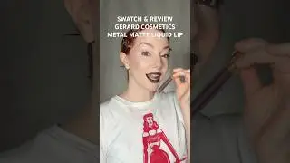 METALLIC LIPS: 90s grunge-couture. #editorialmakeup #liquidlipstick #makeupreview