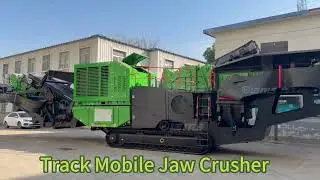 Mobile Jaw Crusher #jawcrusher #mobilecrusher