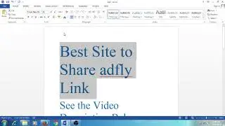 Best palce/Site to Share adfly Link