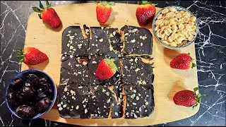 Low Calorie Desert | Peanut Butter Chocolate Dates Desert | No Cooking Desert | Super Easy Desert