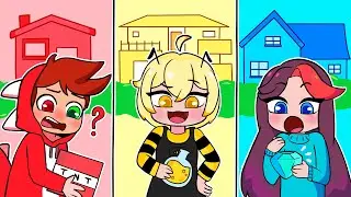 🌈 CONSTRUIMOS CASAS GIGANTES pero USANDO 1 SOLO COLOR en MINECRAFT 😂 BUILD BATTLE con RAPTORGAMER