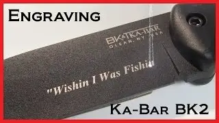 Ka-Bar Becker BK2 Knife - Custom Engraving