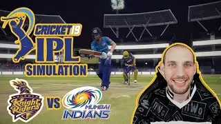 Kolkata Knight Riders vs Mumbai Indians [IPL] | Cricket 19 Simulation
