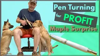 Brass Element with a Maple Surprise || Turning for Profit