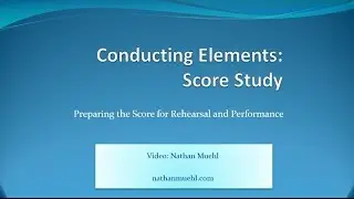 Score Study