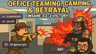 Insane Office Teaming & Camping in Bullet Force! Pra7eekGamesAtYT takes Challenge!