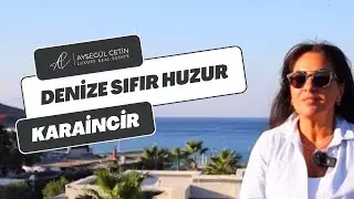 Karaincir'de Denize Sıfır Butik Sitede Manzaralı Teraslı Daire