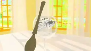 3D Animation of a Peaceful Morning Scene Interrupted by a Baseball