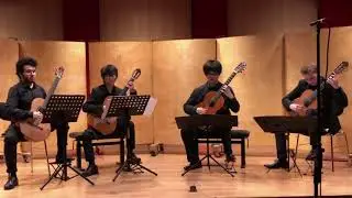 J.S. Bach Concert in G minor BWV 1043 arr. for guitar quartet by Ansgar Krause, 1st movement Vivace