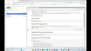 Python to Extract Table from Live Html Web Page using BeautifulSoup