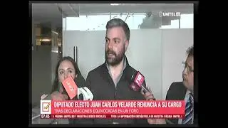 09102025 DIPUTADO ELECTO JUAN CARLOS VELARDE RENUNCIA A SU CARGO RED UNITEL