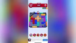 Color Block jam Level 376 Solution Walkthrough 