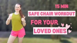 15-Min Chair Workout for Seniors & Recovery | Gentle Full Body Exercise for Grandparents