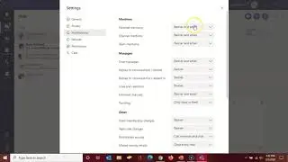 Microsoft Teams Chat & Notification Settings