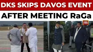 D.K. Shivakumar Skips Davos For Delhi Meet; BJP Slams Karnataka Government Over 'Power Greed'