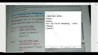 How To Create a First Web Page Using  HTML