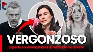 Acorralan e insultan en directo a una experta en Venezuela en Antena 3 de Espa&ntilde;a