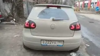 Доработка задних фонарей Dectane CarDNA vw golf mk5