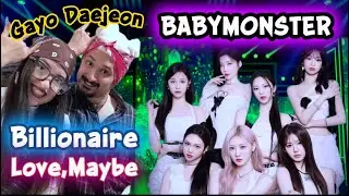 BABYMONSTER 💥- BILLIONAIRE - LOVE, MAYBE - SBS GAYO DEAJEON 2025 REACTION | TURKCE KPOP REACTION