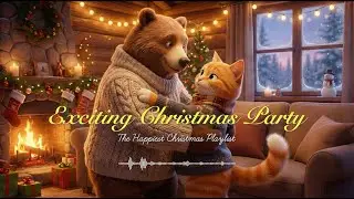 Happy Holiday Christmas Party! 🎄 Upbeat Jazz & Carol 2025 | 신나는 크리스마스 캐롤, 楽しいクリスマスパーティー