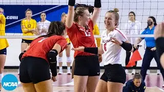 Ball State vs. Michigan: 2021 NCAA volleyball tournament 1st round highlights
