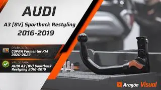 Audi [8V] Sportback Restyling 2016-2020 Montaje de enganche y kit electrónico (32)