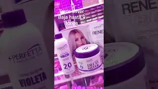 Deco silver baja hasta 9 tonos. #capilar