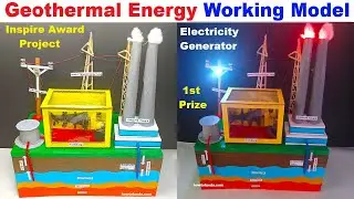 geothermal energy power plant working model for science project exhibition -  inspire  | howtofunda