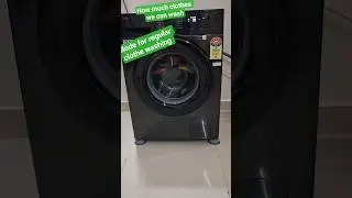 Samsung washing machine regular clothes kis mode me dhoye | how many clothes we can wash at a time