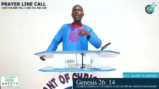 Discipline and Spiritual struggle II Genesis 26:14 II