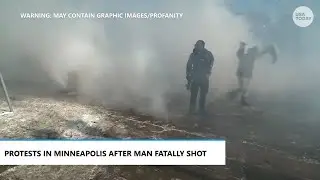 After man shot in Minneapolis, protest livestream shows anti-ICE protesters sprayed with irritant