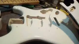 1970-е годы электрогитара Cimar 1940 Stratocaster. Сборка.
