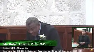 BUDGET REPLY BY THE LEADER OF OPPOSITION HON RALPH THORNE    PART 2