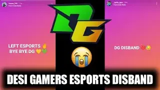 DG ESPORTS DISBAND 💔 @IGNITEOP @alexff1179 🥺