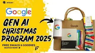 Рождественская программа Google Gen AI 2025 || Бесплатные подарки и сувениры || Google Gen AI 2.0...