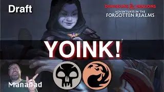 QUICK DRAFT MAX WINS! Black Red Steal n' Sac Deck is WIDE OPEN! | D&D AFR Draft #15 | MTG Arena