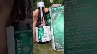 Overzyme Syrup Digestive Enzyme Liquid Saunf Flavour #youtubeshorts #ytshorts #medicine #shorts