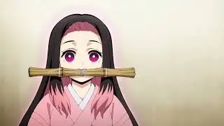 Nezuko's wink just dealt 10,000 points of adorable damage. 😵💘 (AI Generated)