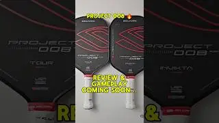 Project 008 🧊  |  Review and Gameplay coming soon... #Selkirk #pickleball #pickleballpaddle #008
