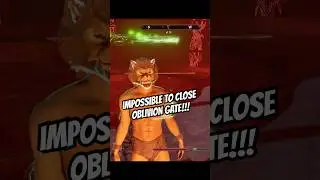 YOU CAN'T CLOSE THIS OBLIVION GATE!
