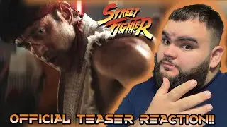 My Reaction to the 'STREET FIGHTER' Movie TEASER SNEEK PEAK!